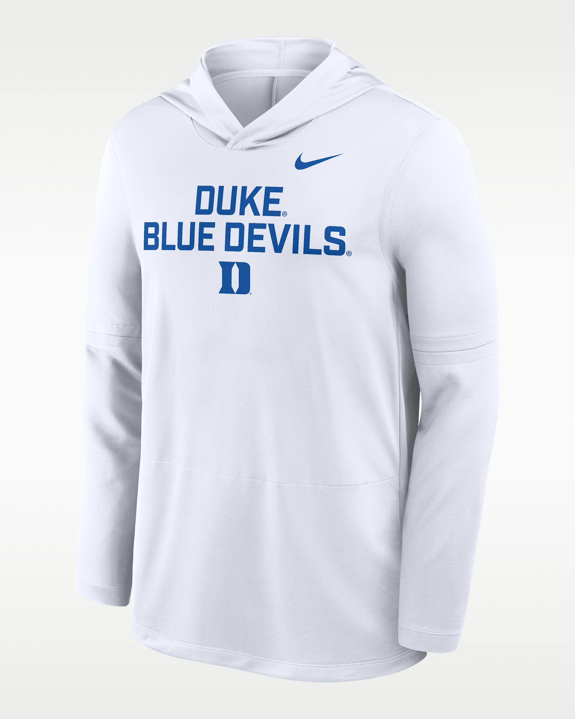 Duke Sideline Men's Nike Dri-FIT College Long-Sleeve Hooded Top